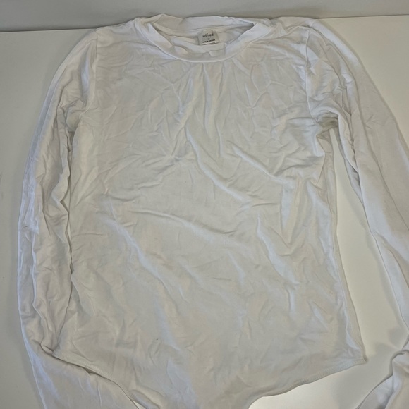 Aritzia white tshirt bodysuit - Picture 2 of 2